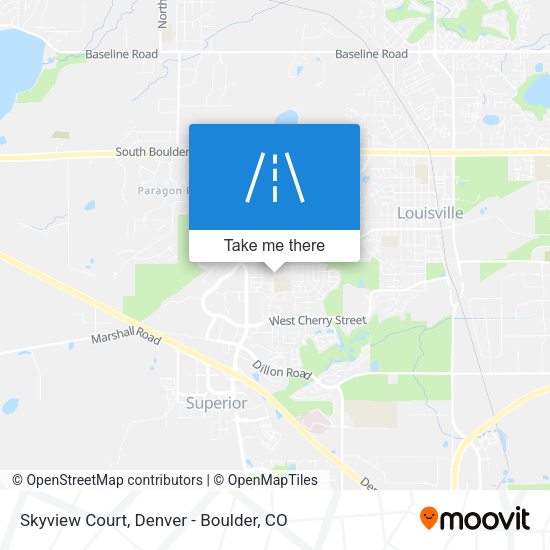 Skyview Court map