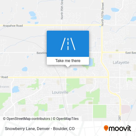 Mapa de Snowberry Lane