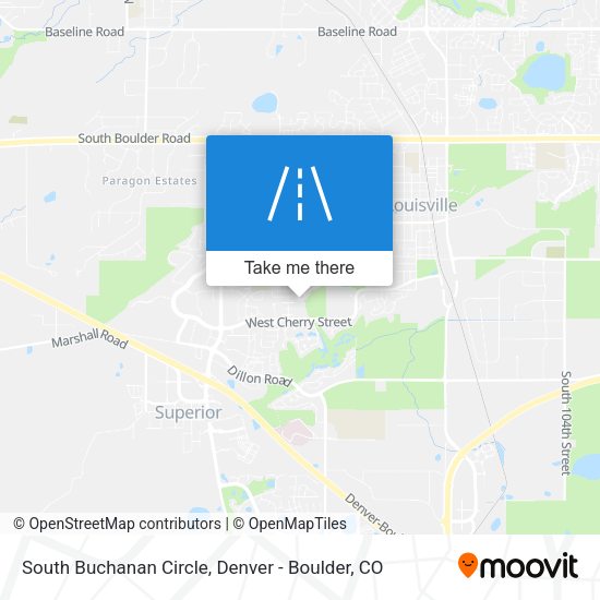 Mapa de South Buchanan Circle