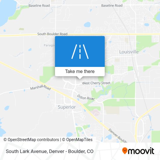 Mapa de South Lark Avenue