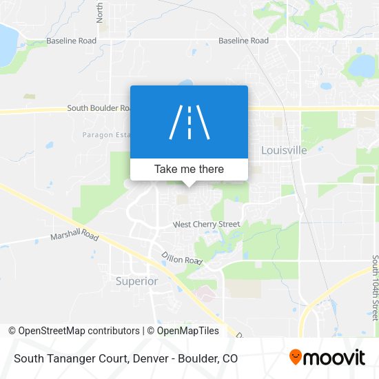 South Tananger Court map