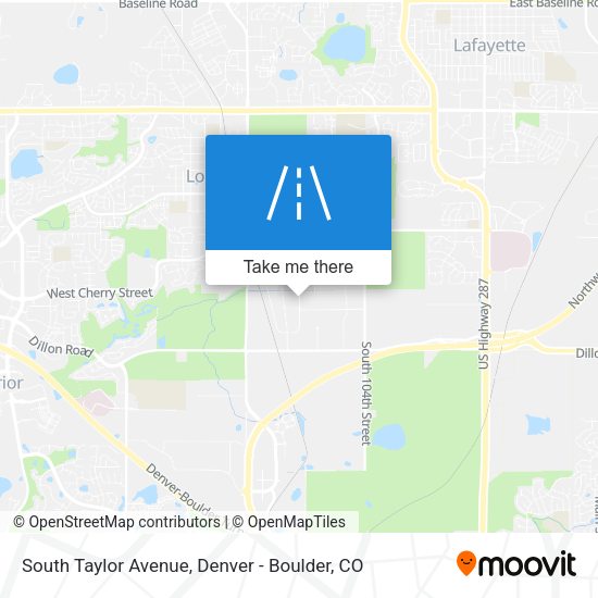 Mapa de South Taylor Avenue