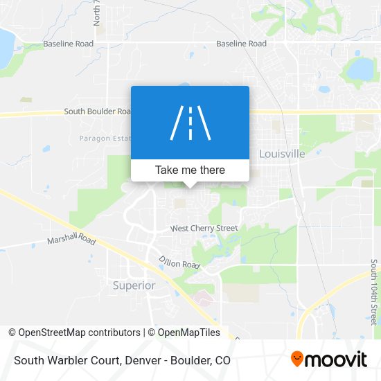 South Warbler Court map