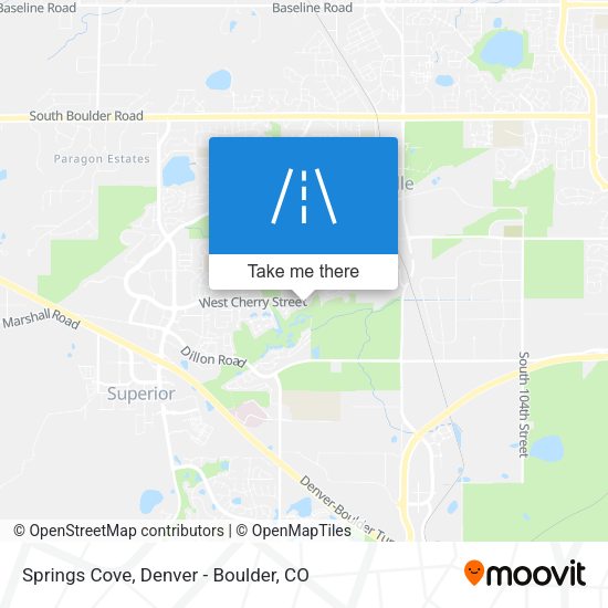 Mapa de Springs Cove