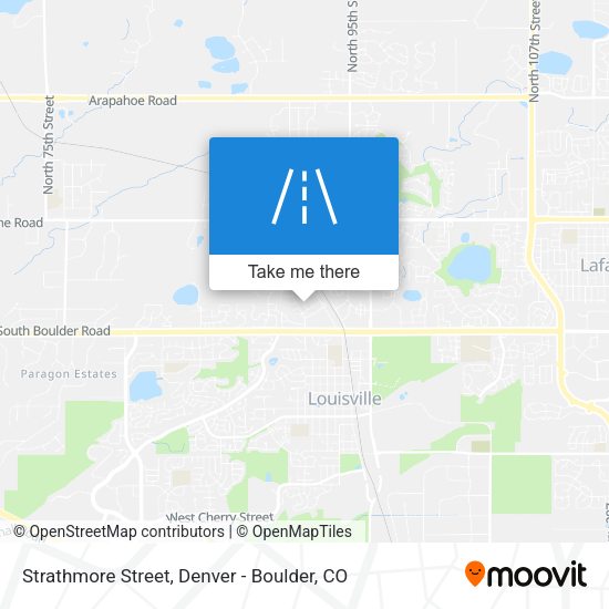 Mapa de Strathmore Street