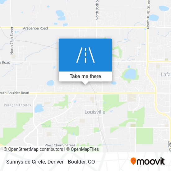 Mapa de Sunnyside Circle