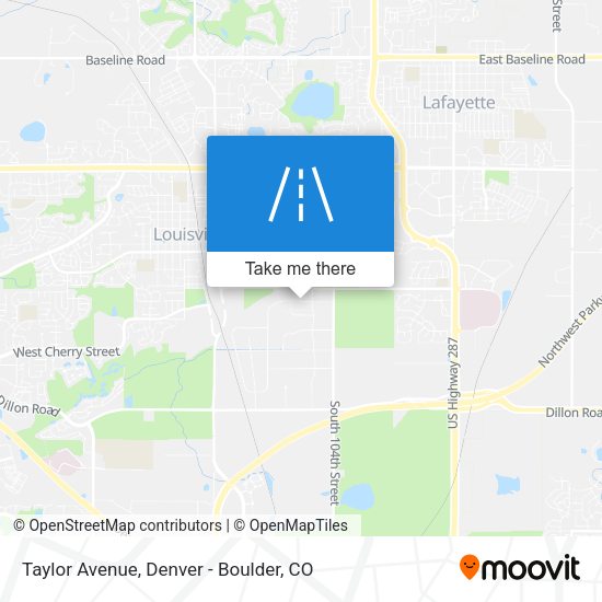 Taylor Avenue map