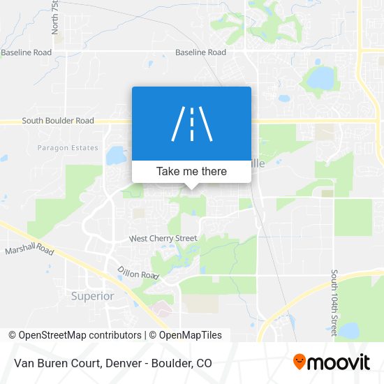Van Buren Court map