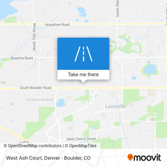 Mapa de West Ash Court