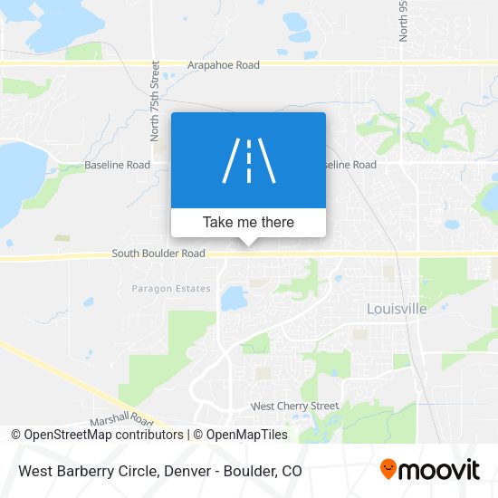 Mapa de West Barberry Circle