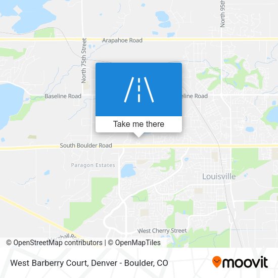 West Barberry Court map