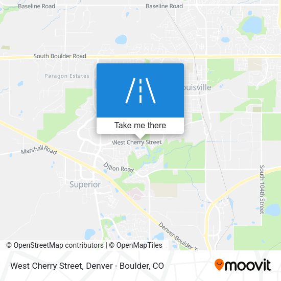 Mapa de West Cherry Street