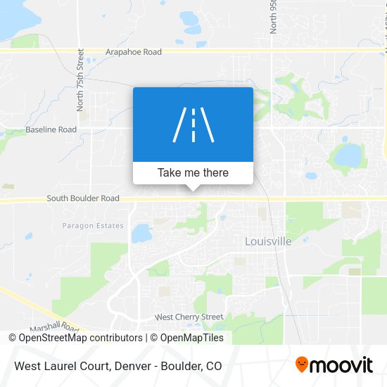 West Laurel Court map