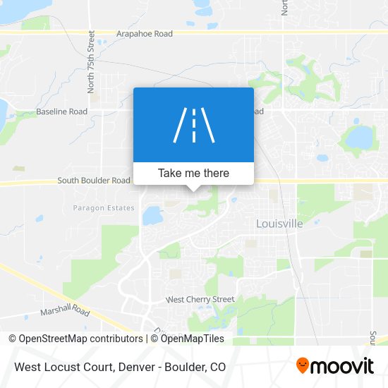 West Locust Court map