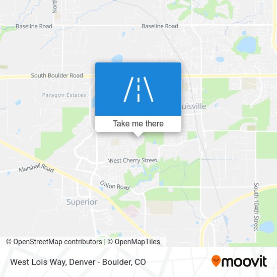 West Lois Way map