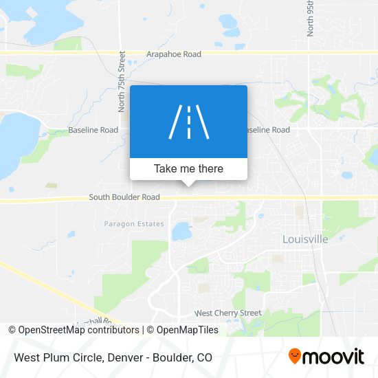 West Plum Circle map