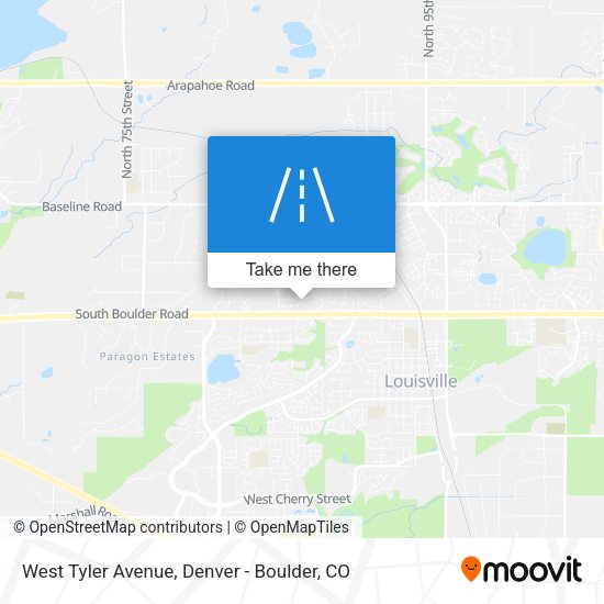 West Tyler Avenue map