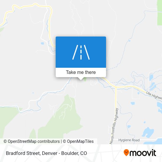 Bradford Street map