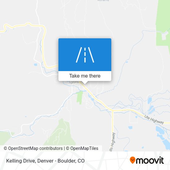 Mapa de Kelling Drive