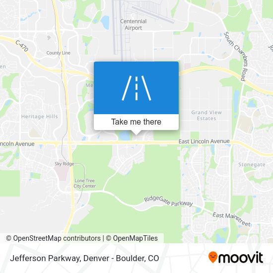 Jefferson Parkway map