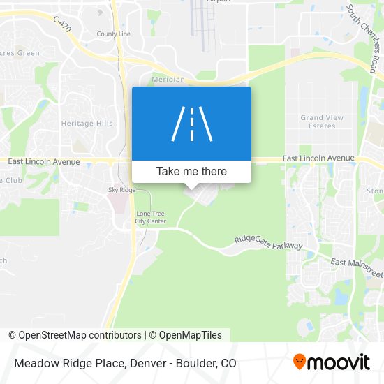 Mapa de Meadow Ridge Place