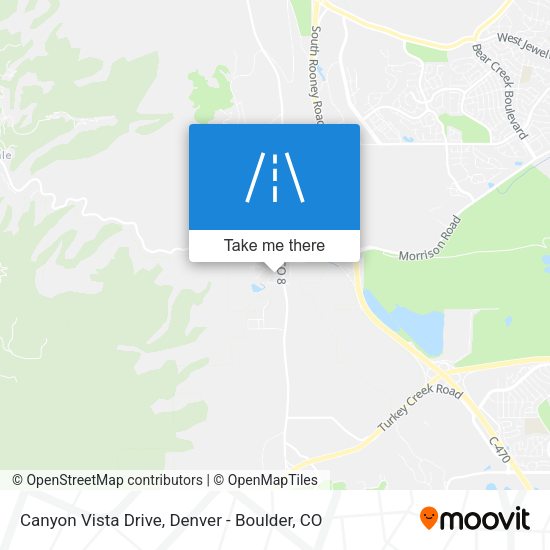 Canyon Vista Drive map