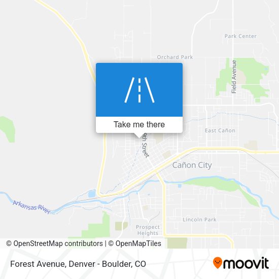 Forest Avenue map