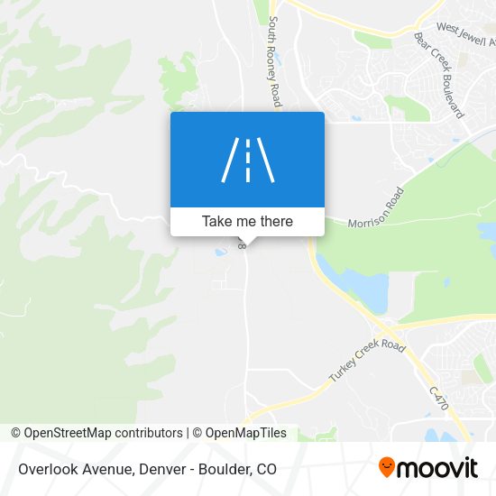 Mapa de Overlook Avenue