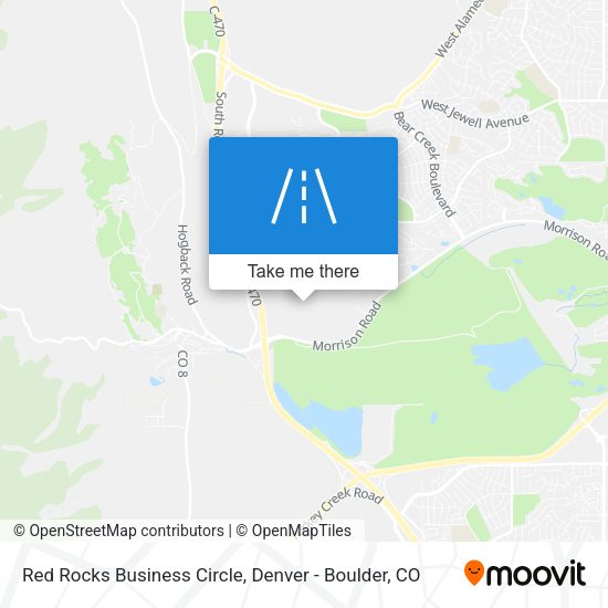 Mapa de Red Rocks Business Circle