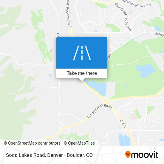 Soda Lakes Road map