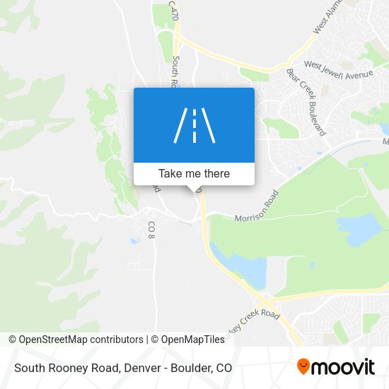 South Rooney Road map
