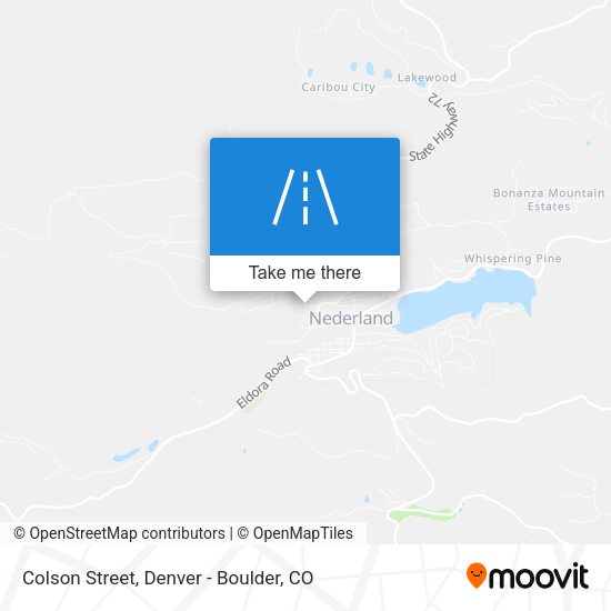 Colson Street map