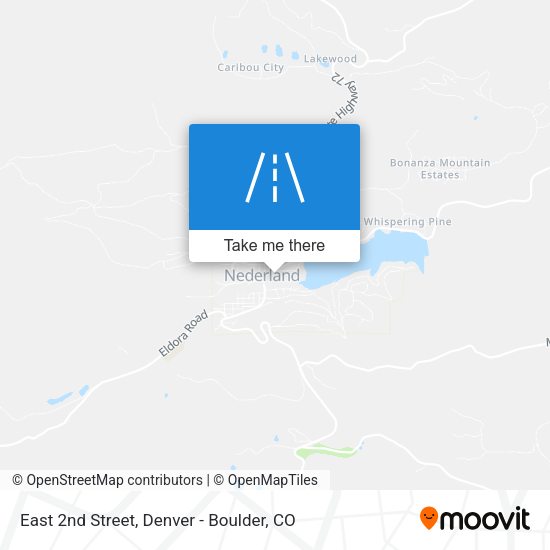 Mapa de East 2nd Street
