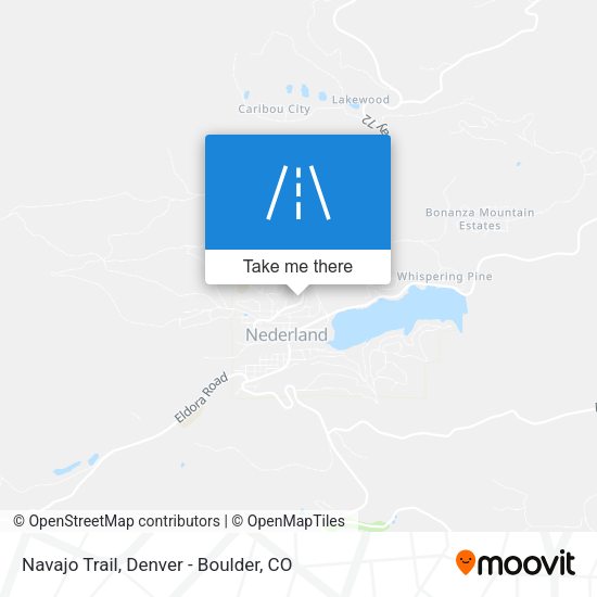 Navajo Trail map
