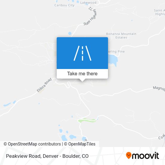 Peakview Road map