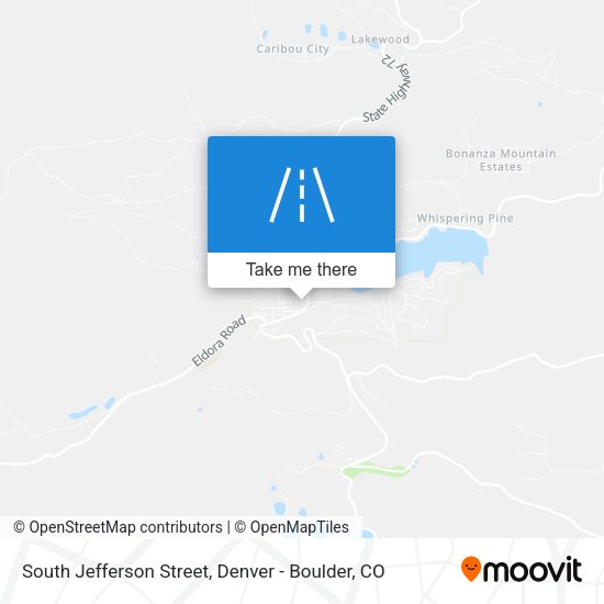 South Jefferson Street map