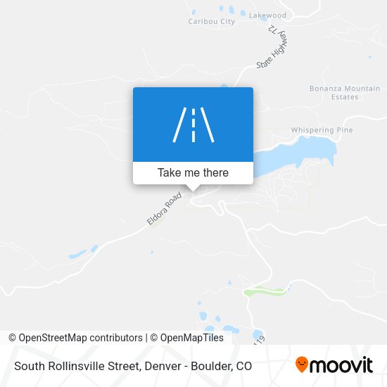 Mapa de South Rollinsville Street