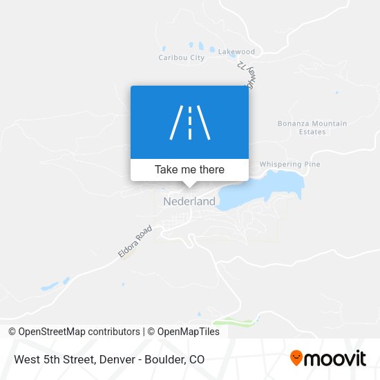 West 5th Street map