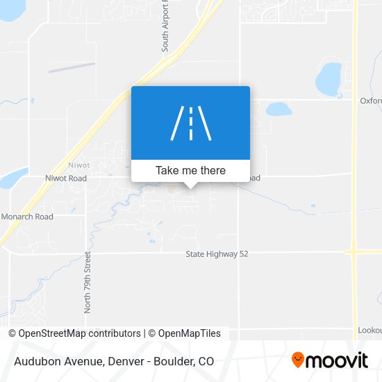 Audubon Avenue map