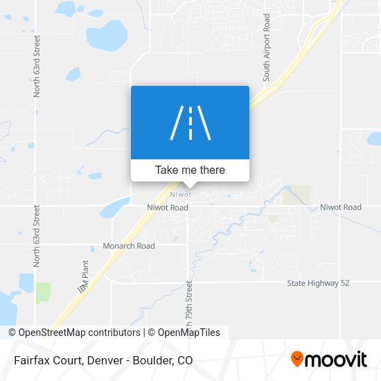 Fairfax Court map