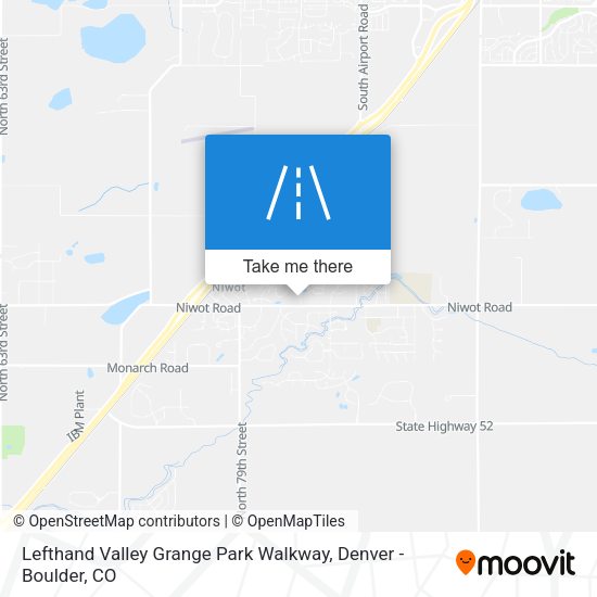 Mapa de Lefthand Valley Grange Park Walkway