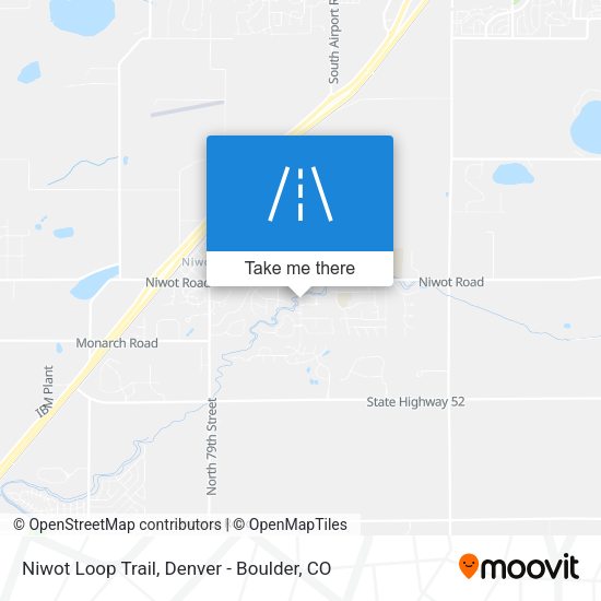 Niwot Loop Trail map