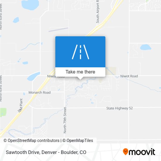 Mapa de Sawtooth Drive