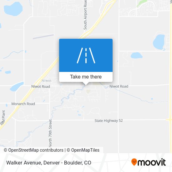 Walker Avenue map