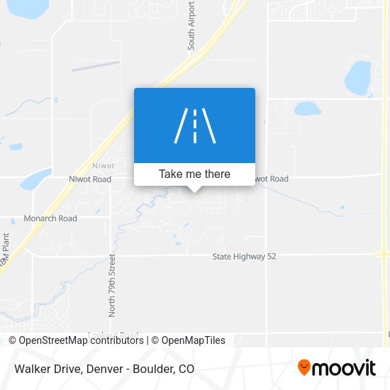 Mapa de Walker Drive