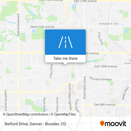 Belford Drive map