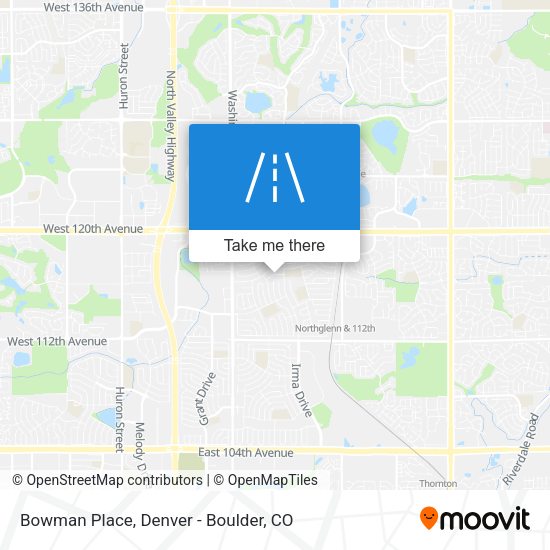 Bowman Place map