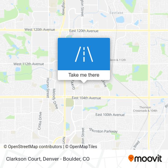Clarkson Court map