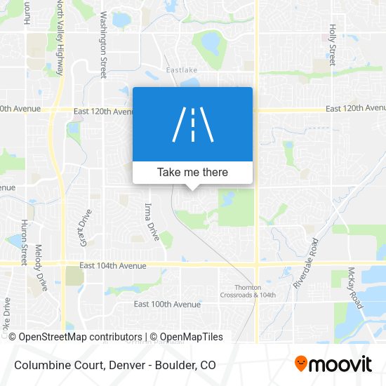 Columbine Court map