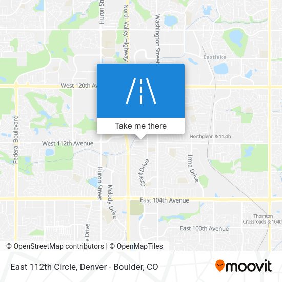 Mapa de East 112th Circle